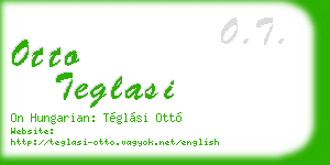 otto teglasi business card